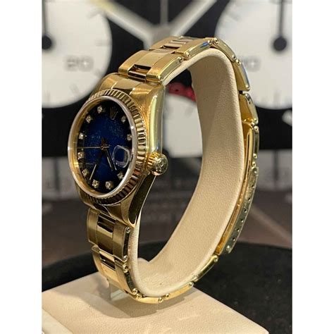 rolex blue vignette